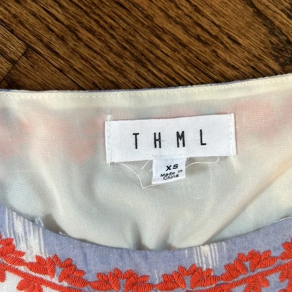 THML Embroidered Geometric Mini Dress - Picture 3 of 7